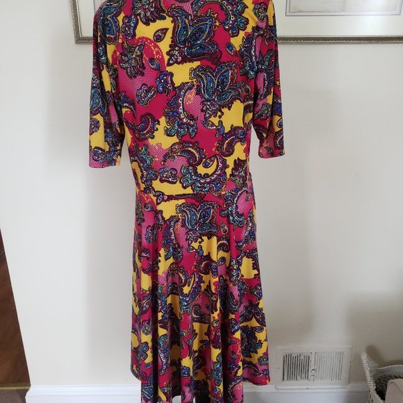 Lularoe Nicole Dress 2XL - Picture 3 of 4